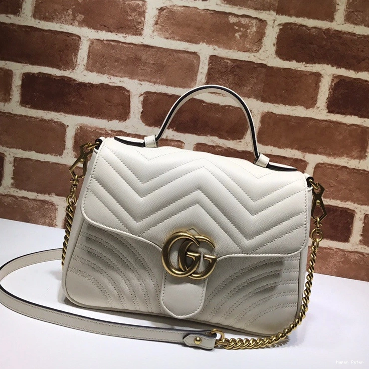 GG GUCCI Bag Top Handle Small Marmont 0806